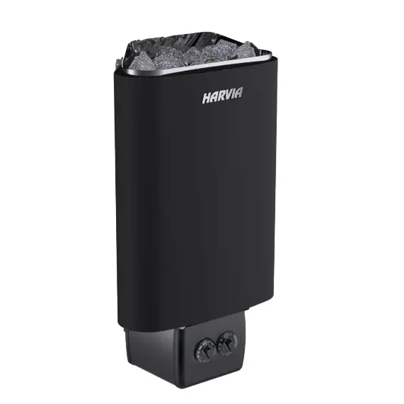 Sähkökiuas Harvia Delta D23 2,3 Kw Musta - Sähkökiukaat - 6417659032889 - 1