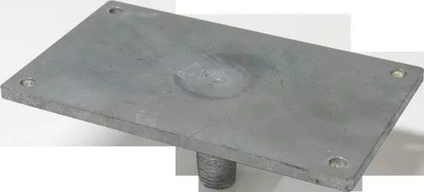 Teräslaatta BCE TL 100x175x6mm M20x70 - Pilarikengät - 501980819 - 1