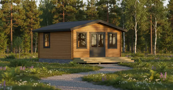 Gäststuga 25m2, Gårdshus, Förrådsbod - Övriga Gårdsbyggnader - 6424110256609 - 1
