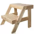 Pw-Spa Badtunna Trappa Obehandlad - Badtunnor och Utomhusspabad - PLS613A - 1