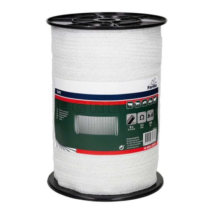 Aitanauha Farma 40mm 200m Valkoinen - Aitalangat ja Aitanauhat - 704009FA - 1