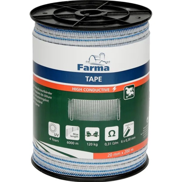 Aitanauha Farma Highcond 20mm 200 M - Aitalangat ja Aitanauhat - 704019FA - 1
