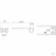 Noukkimen Piikki 190x70x5mm Welger - Paalainten ja Noukinvaunujen Osat - 0940522900N - 2