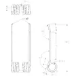 Noukkimen Piikki 192x67x5,2mm Mchale - Mchale Varaosat - CTN00008N - 2