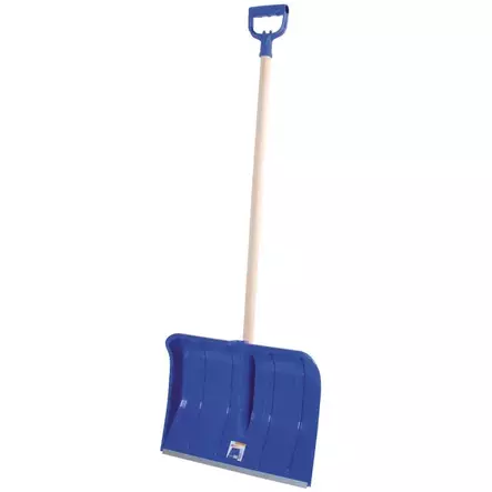 Snöraka med Träskaft 50cm Blå - Snöskovlar och snöskyfflar - 14054GP - 1