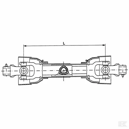 Nivelakseli Gopat 40 1 3/8" 1010mm - Muut Nivelakselit - PTO40T1010RTGP - 2