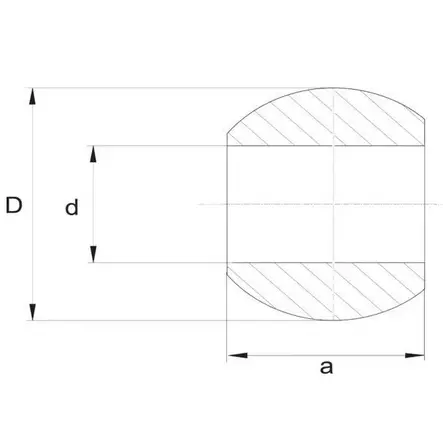 Vetovarren Pallo Kat. 3/2 (37x56mm) - Vetolaitteen Osat - LA956373GP - 2