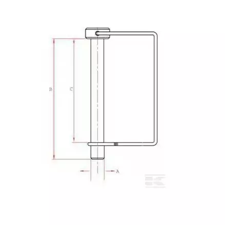 Ringsprint För Fyrkantsrör 4,5x38mm Gopart - Ringsprintar, vantskruvar - LPS4538GP - 2