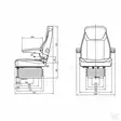Istuin Gopart Ilmajousitettu - Istuimet - TS55000GP - 2