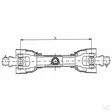 Nivelakseli Gopat 40 1 3/8" 1010mm - Muut Nivelakselit - PTO40T1010RTGP - 2