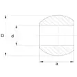 Lyftarmskula Kat.3/2 (37x56mm) - Traktordelar Länktillbehör - LA956373GP - 2