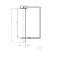 Sokka Neliöputkelle 10x80mm Gopart - Pilkemaster Varaosat - LPS1085GP - 2