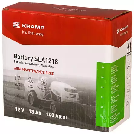 Batteri Kramp 12V 18Ah 140Ah Stängt - Bilbatterier och Fordonsbatterier - SBA1812KR - 2