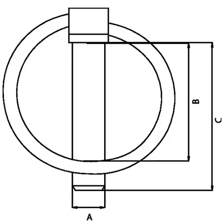 Rengassokka 45x32/36mm - Ringsprintar, vantskruvar - LP4KR - 2