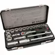 Hylsysarja Kramp 3/8" 23-Osainen - Hylsor, ringnycklar - 180423800KR - 1
