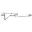 Karhottimen Piikki 600x100x105mm Kuhn - Delar till Hövändare och Strängläggare - K8011670KR - 2