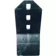 Plåt för Landsida Crossboard 100mm Böjd - Delar till Såmaskiner - 419999KR - 1