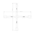 Ristikkoavain Kramp 17x19x22x1/2" - Hylsor, ringnycklar - 1806180602KR - 3
