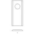 Knivblad 3x40x96mm Ø 19mm - Reservdelar till Skördetröskar - KV96KR - 3