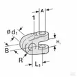 Työntövarren Nivelpää Tapilla Ø28mm - Nostolaiteosat - TL25282630KR - 2