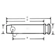 Bult 36x105 mm - Reservdelar Betes-/Slåttermaskiner - Z336105KR - 2