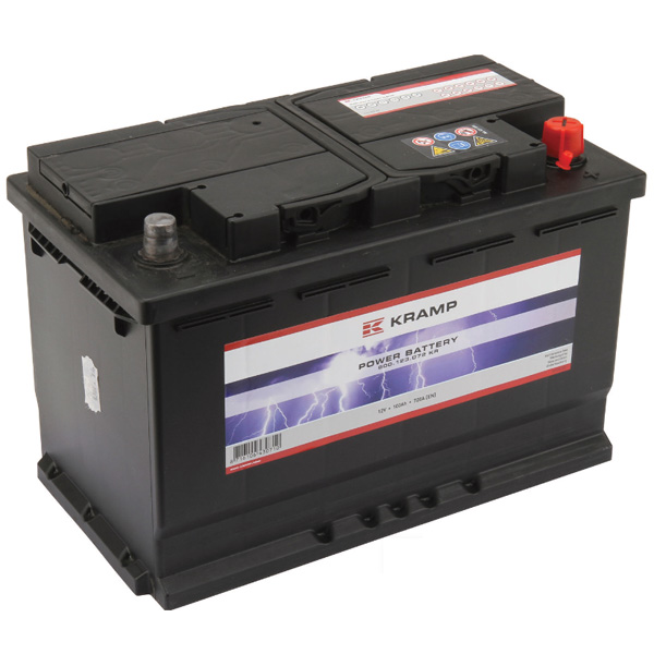 Batteri, Kramp 12V, 100Ah, 720A - Bilbatterier och Fordonsbatterier - 600123072KR - 1