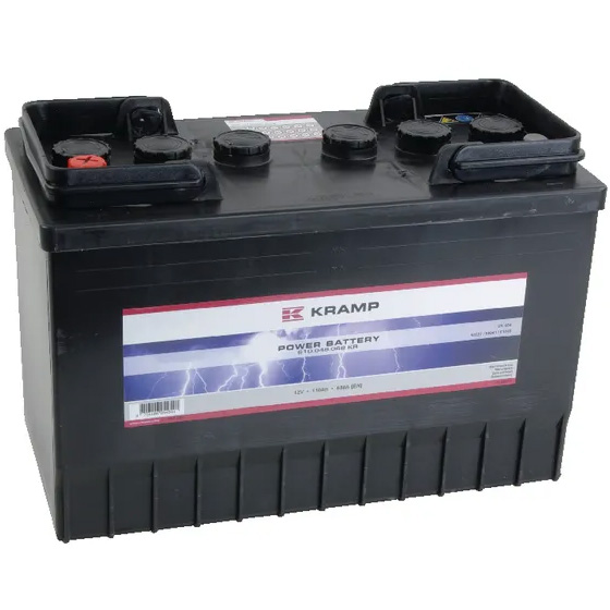 Batteri Kramp 12V 110Ah 680A Startbatteri - Bilbatterier och Fordonsbatterier - 610048068KR - 1