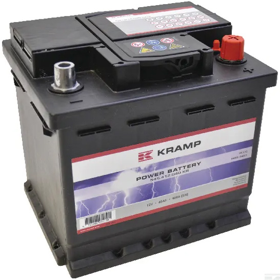 Batteri Kramp 12V 45 Ah 400A Startbatteri - Bilbatterier och Fordonsbatterier - 545412040KR - 1