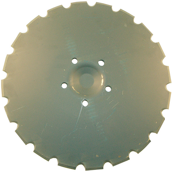 Tallrik Tandad Rak 410x5mm - Delar till Såmaskiner - 451371KR - 1