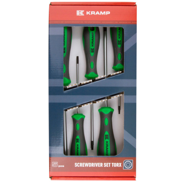 Skruvmejselset Kramp Torx 5-Delar - Skruvmejslar och skiftnycklar - 1808053005KR - 1