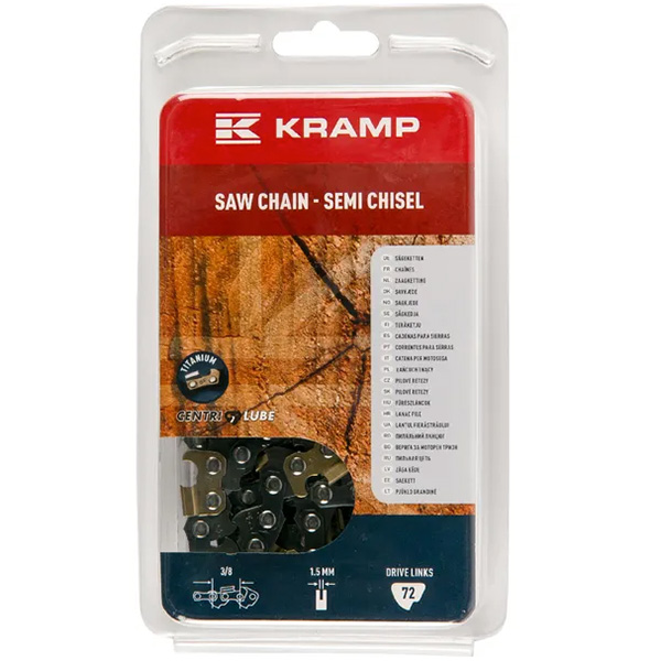 Teräketju 3/8" 1,5 mm 72VL Semi Chisel - Teräketjut, Öljyt ja Laipat - 3815SB72KR - 1