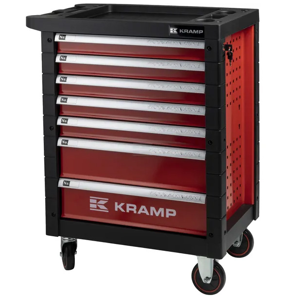 Työkaluvaunu 7 Laatikkoa 755x466x960mm - Työkalupakit ja -vaunut - TT100701KR - 1