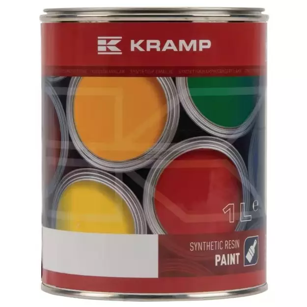Maskinfärg Grön, RAL 6155, 1Liter - Maskinfärger och Karossfärger - 615508KR - 1