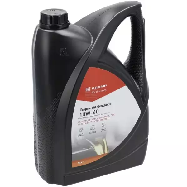 Moottoriöljy synteettinen 10W-40 5 l - Moottoriöljyt - 10421005WEKR - 1
