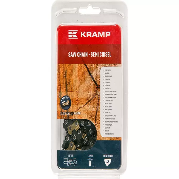 Sågkedja Kramp 1,1mm 46 3/8" - Sågkedjor, oljor och flänsar - 38LP11SB46KR - 1