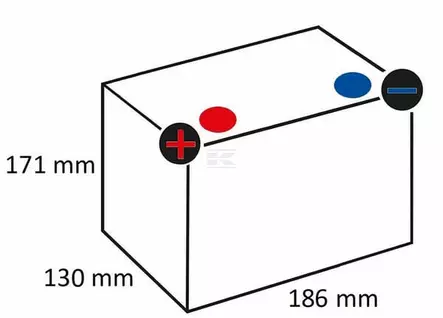 Startbatteri Varta 12V 30Ah 300A - Bilbatterier och Fordonsbatterier - 530034030I314PS - 2