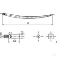 Greppinne till Frontlastare 1100mm Kona 1 - Nya Truckgafflar - 5193221152S - 2
